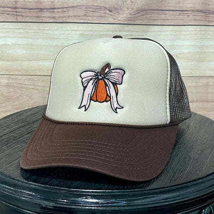 Pumpkin Bow Foam Hat