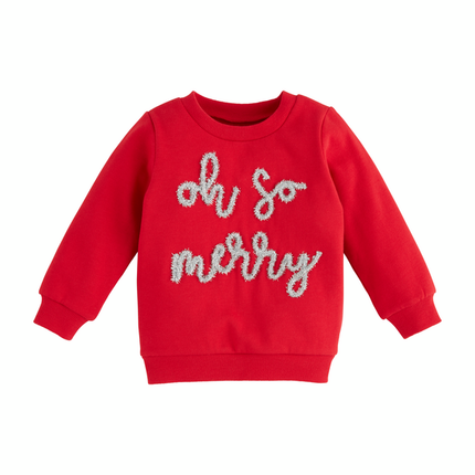 Mudpie Youth Oh So Merry Sweatshirt